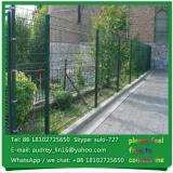 Corrosion resistance 3d fencing panels design white green garden decorative fence